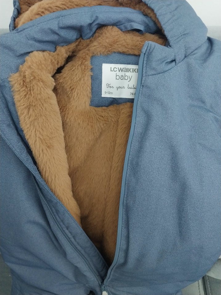 Kürklü Bebek Kar Tulumu - Görsel 5