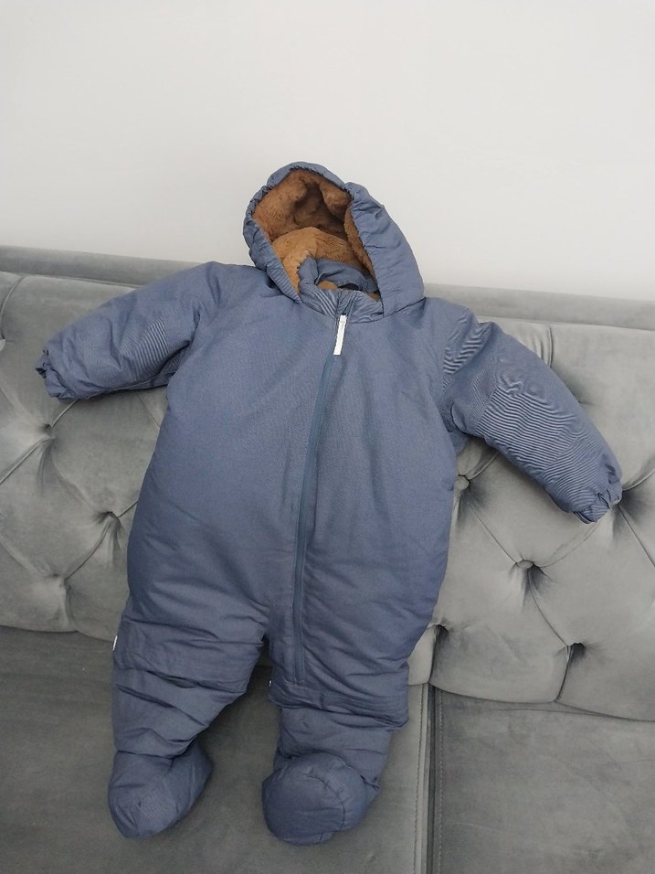 Kürklü Bebek Kar Tulumu - Görsel 2