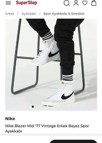 NİKE BLAZER MİD 77 VİNTAGE 44.5 - Görsel 11