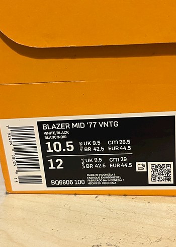 NİKE BLAZER MİD 77 VİNTAGE 44.5 - Görsel 10