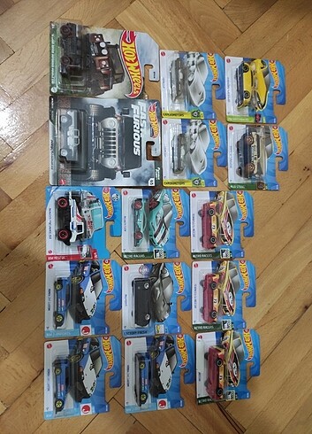 hot wheels karışık lot