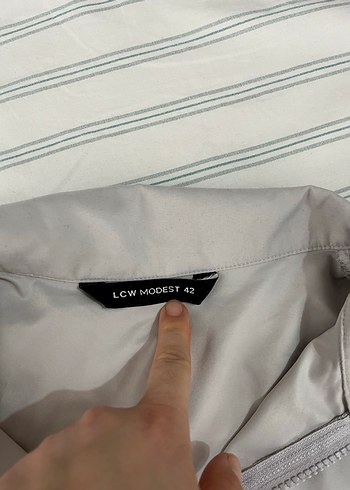 Gri Kadın Yağmurluk Yarım Fermuarlı - Görsel 8