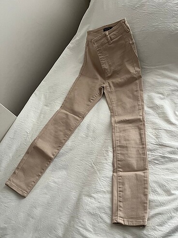 Bej skinny pantolon