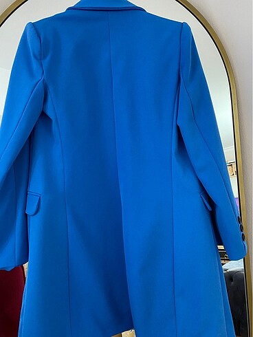 s Beden Mavi blazer ceket