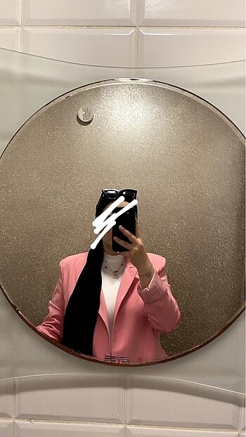 Pembe blazer ceket