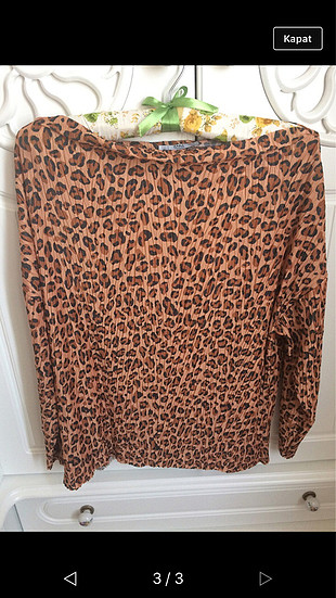 Zara leopar bluz