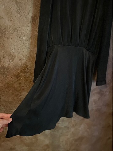 Zara Zara Saten Elbise