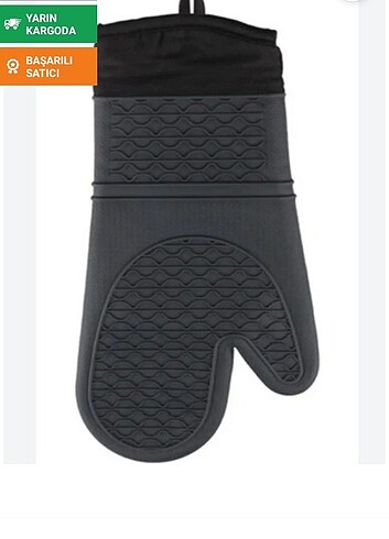 Yalıtımlı Kalınlaştırılmış Silikonlu Isıya Dayanıklı Fırın Eldiv - Görsel 2