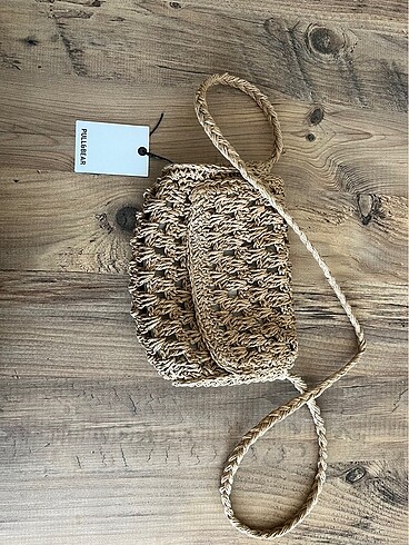 Pull bear hasır kadın mini çanta