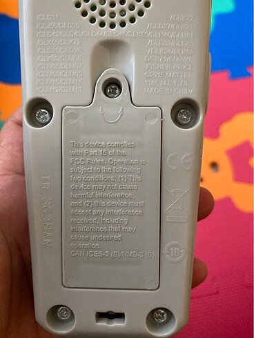 Beden Renk Fisher price eğitici kumanda