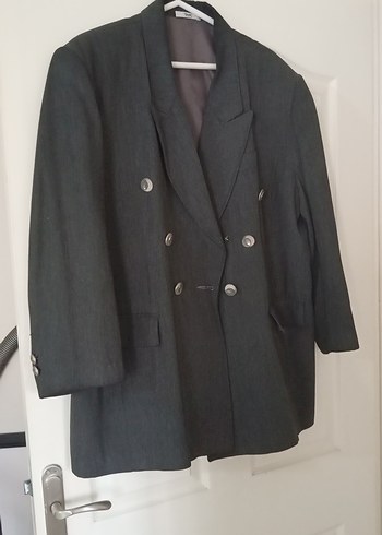 Diğer Sik Gri Cift Sirali Blazer Ceket