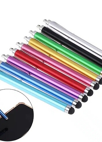 5'li Universal Telefon Tablet Uçlu Stylus Pen Dokunmatik Kalem 