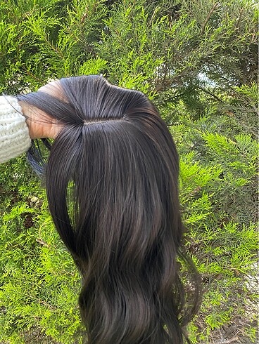 Gerçek saç koyukahverengi tepelik - Görsel 3