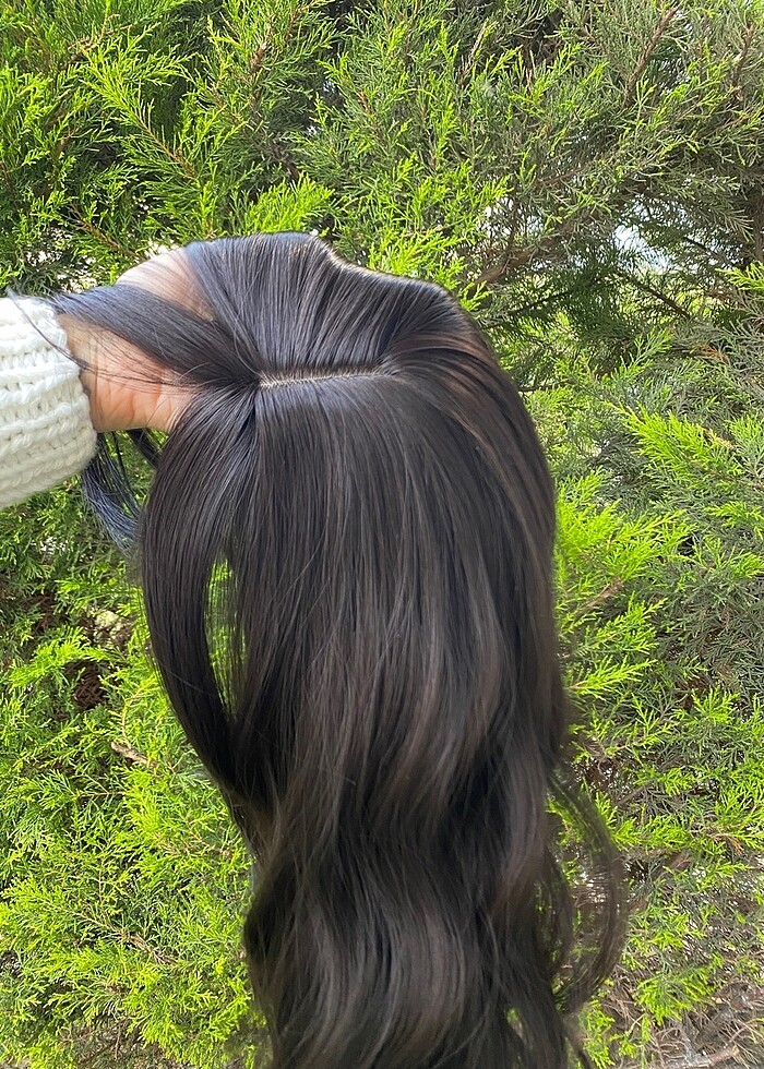 Gerçek saç koyukahverengi tepelik - Görsel 3