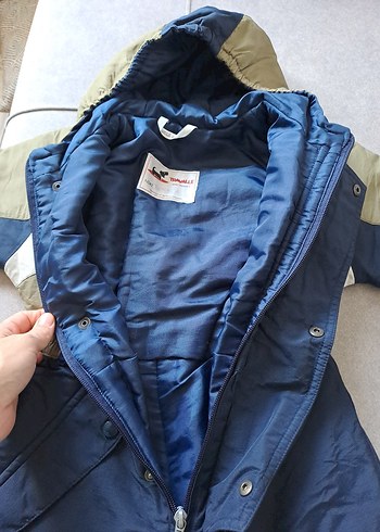 Kemerli Lacivert Erkek Bebek Kayak Tulumu - Görsel 6