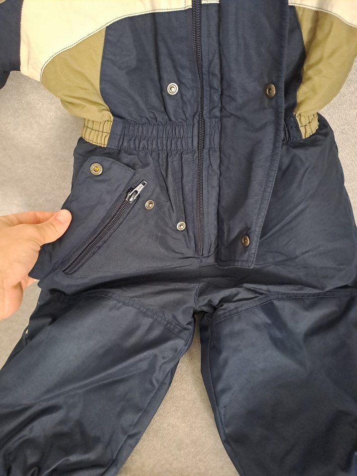 Kemerli Lacivert Erkek Bebek Kayak Tulumu - Görsel 3