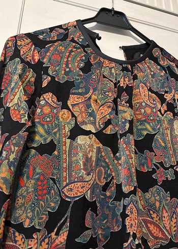 Desenli Bohem Kısa Elbise - Görsel 2