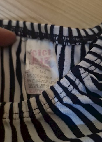 Bohem Çizgili Uzun Elbise - Görsel 2