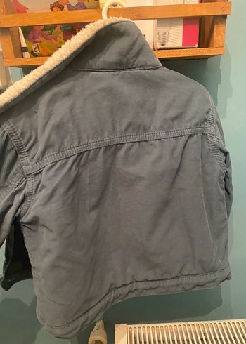 LC Waikiki Düğmeli Gri Erkek Çocuk Denim Ceket
