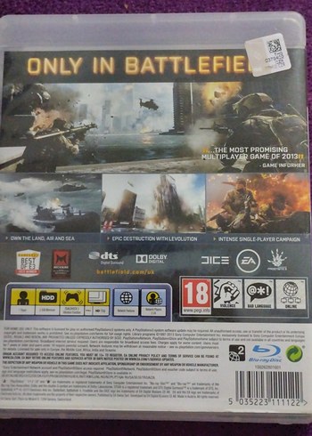 Sony Battlefield 4 PS3 Oyun