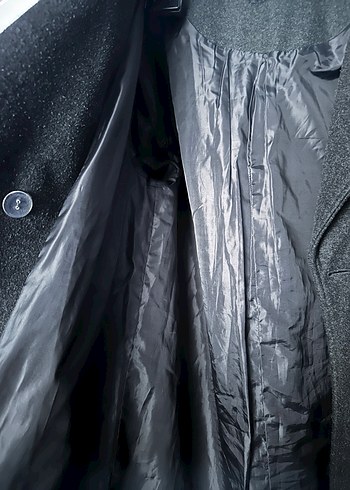 DeFacto Koyu Gri Uzun Kadın Kaban - Görsel 3