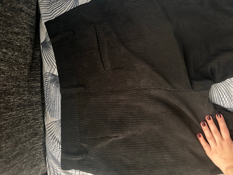 Kahverengi Kadın Süet Pileli Pantolon - Görsel 3