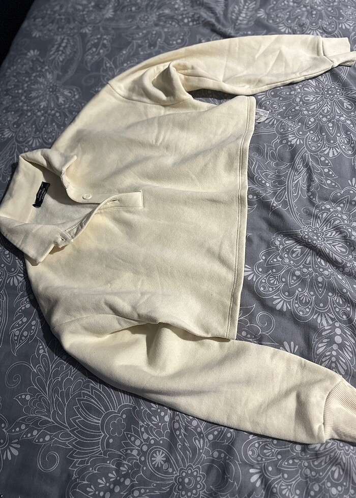 Bershka kazak crop - Görsel 3