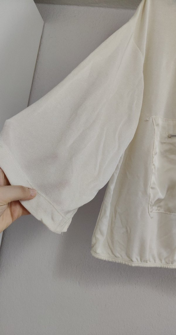 Kadın Beyaz Kapüşonlu Sweatshirt - Görsel 2