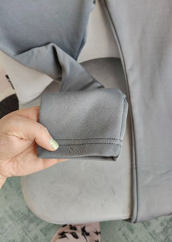 Gri Kadın Rahat Kesim Eşofman Altı - Görsel 4