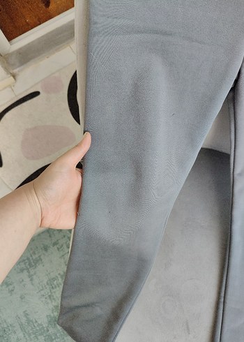 Gri Kadın Rahat Kesim Eşofman Altı - Görsel 3