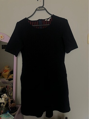 xs Beden lacivert Renk Tommy lacivert elbise