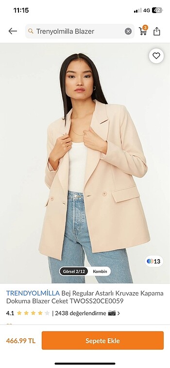 Blazer ceket