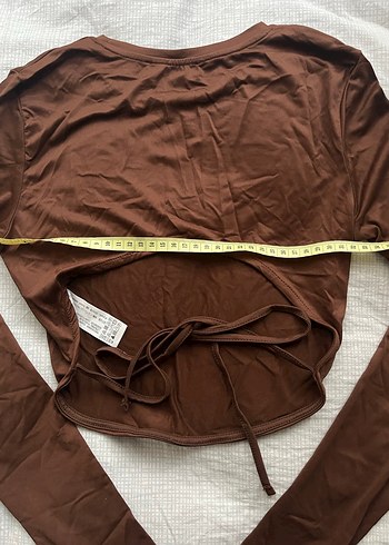 Bershka Kahverengi üst - Görsel 3