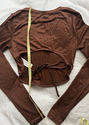 Bershka Kahverengi üst - Görsel 2