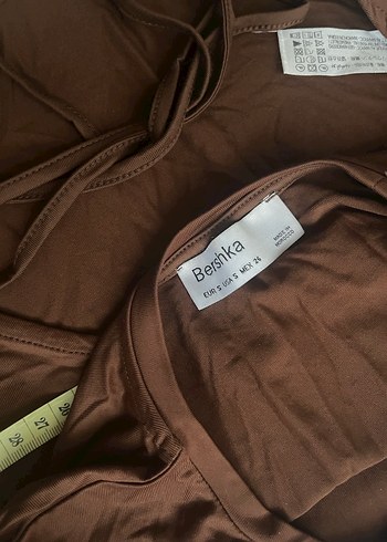 Bershka Kahverengi üst - Görsel 4