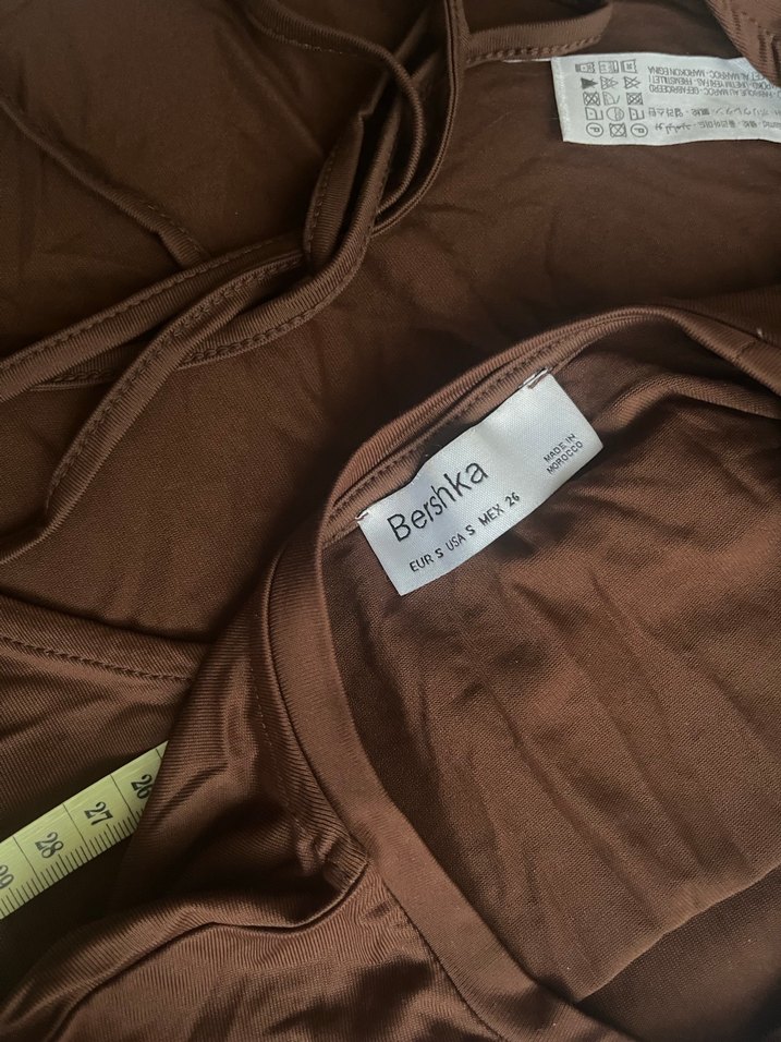 Bershka Kahverengi üst - Görsel 4