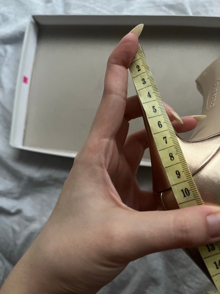 Bej Saten Tokalı İnce Topuklu Kadın Ayakkabı - Görsel 4