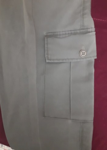 Gri Regular Fit Erkek Kemerli Pantolon - Görsel 2
