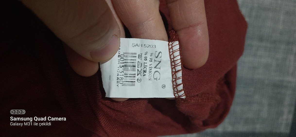 Bordo Örgü Bohem Kadın Atkı detaylı bluz - Görsel 4