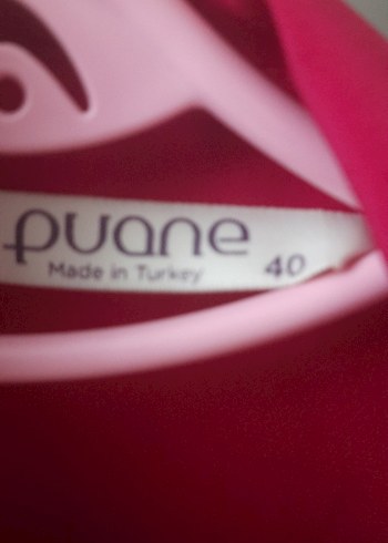 Pembe Siyah Düğmeli yelek detaylı tunik - Görsel 2