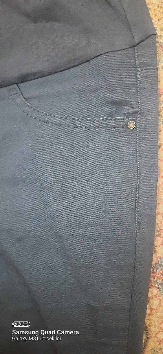 Lacivert Hamile Kot Pantolon - Görsel 4