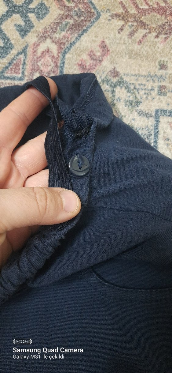 Lacivert Hamile Kot Pantolon - Görsel 3