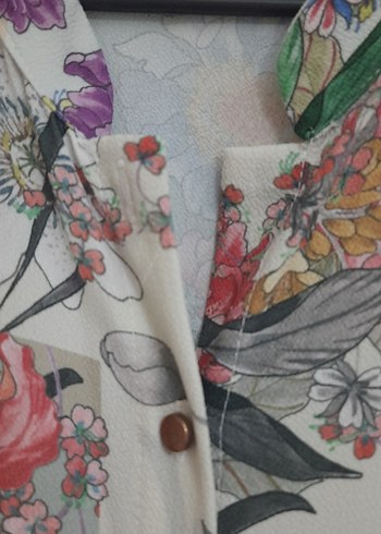 Çiçek Desenli Bohem Uzun Elbise - Görsel 5