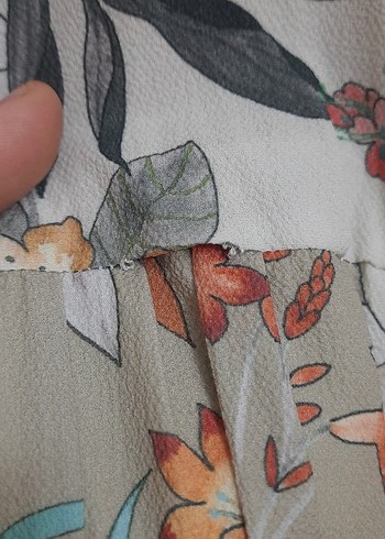 Çiçek Desenli Bohem Uzun Elbise - Görsel 6