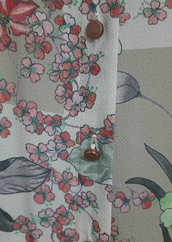 Çiçek Desenli Bohem Uzun Elbise - Görsel 2