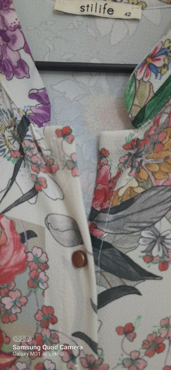 Çiçek Desenli Bohem Uzun Elbise - Görsel 5