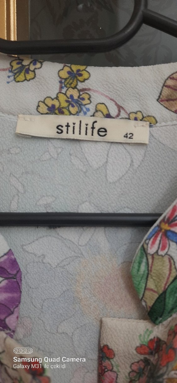 Çiçek Desenli Bohem Uzun Elbise - Görsel 3