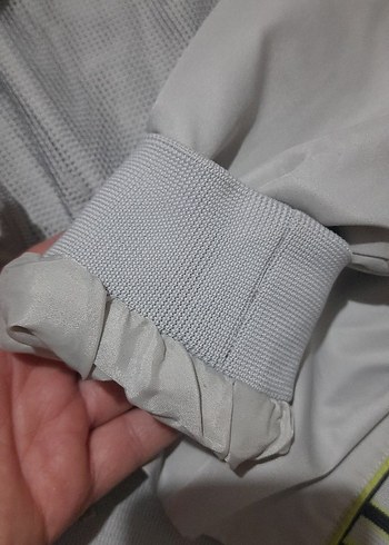 Gri Kadın Dar Kesim Fermuarlı pantolon ve eşofman üstü - Görsel 9