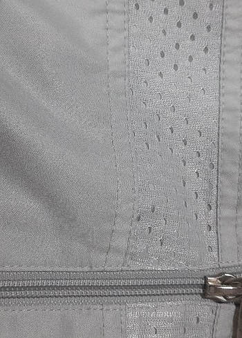 Gri Kadın Dar Kesim Fermuarlı pantolon ve eşofman üstü - Görsel 4