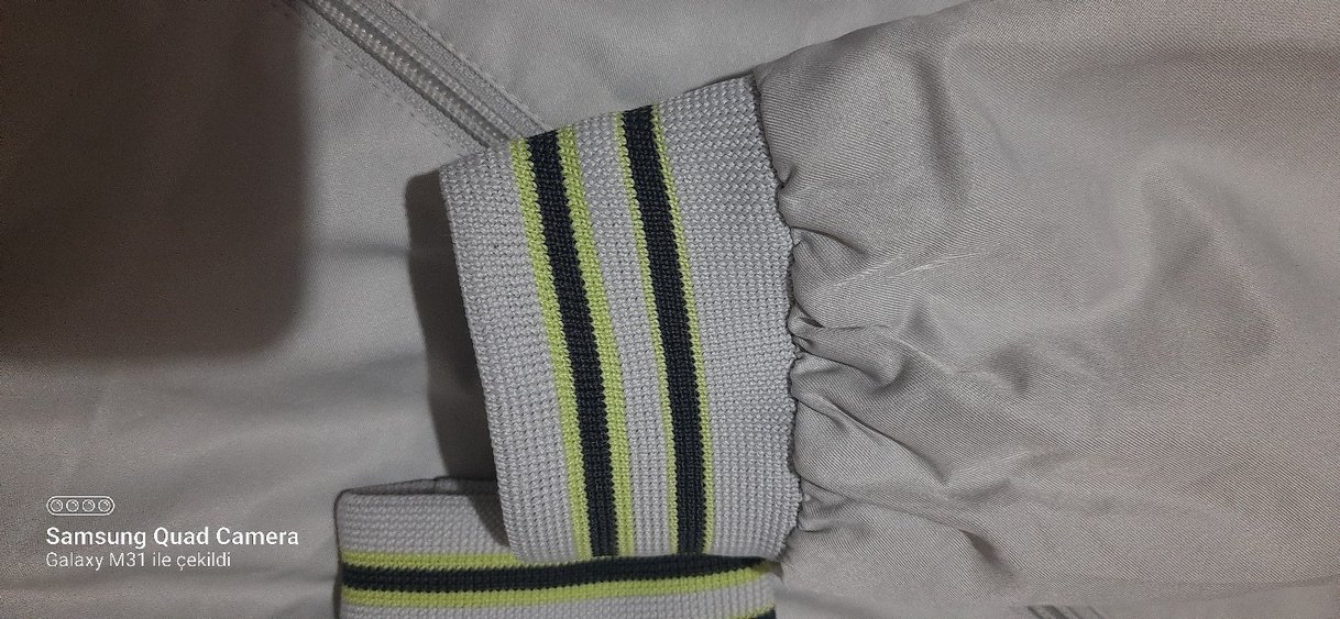 Gri Kadın Dar Kesim Fermuarlı pantolon ve eşofman üstü - Görsel 3